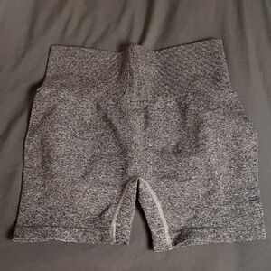 Women's Gray High-Waisted Shorts